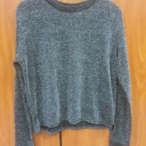 H&M Divided No.S blouse black silver