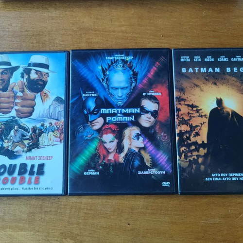 DVD pack of 10 foreign movies including James Bond, Batman, Superman