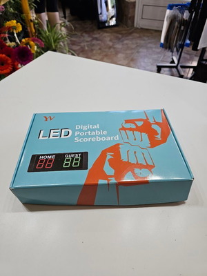 Ηλεκτρονικός πίνακας αποτελεσμάτων GI4D-1.5 LED Scoreboard V30L-4Bat νέος με τηλεχειριστήριο