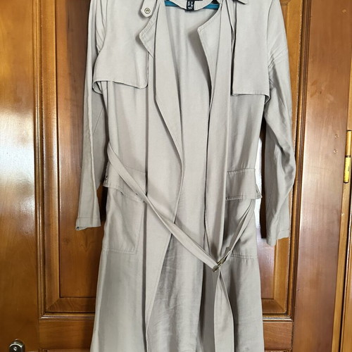 New Look women's trench coat used, size M, beige