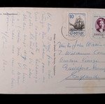 Sweden postcard used, mailed