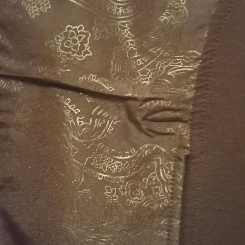 Adidas jacket black with paisley patterns like new, size M
