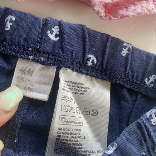 Benetton baby shorts pack, 6-9 months
