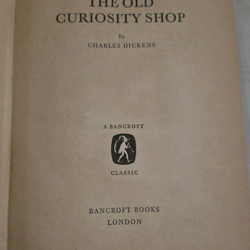 The Old Curiosity Shop first edition used book in English