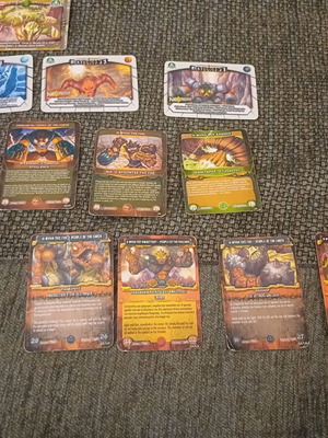 Gormiti cards used, pack of 13 collectible