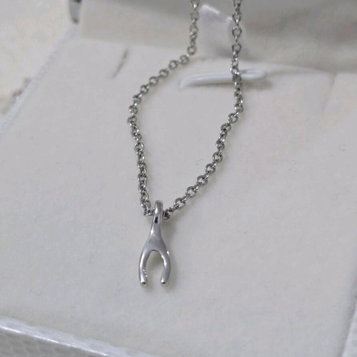 Silver necklace new for everyday use