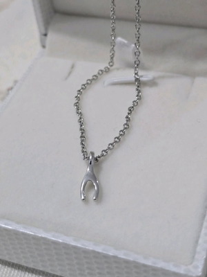 Silver necklace new for everyday use