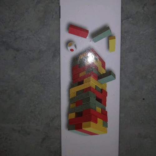 Board game type Jenga like new