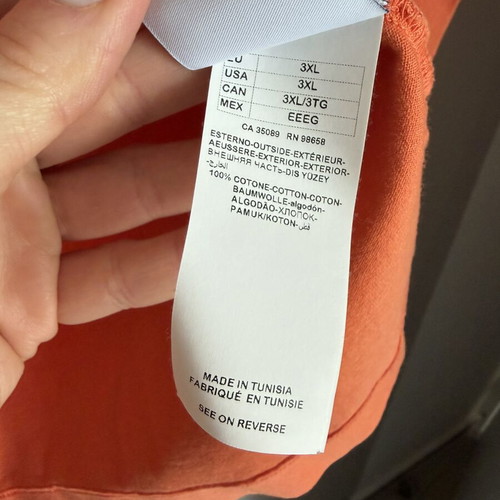Paul & Shark Yachting men's t-shirt 3XL like new, orange