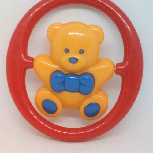 Baby toy rattle bear used with movement and sounds