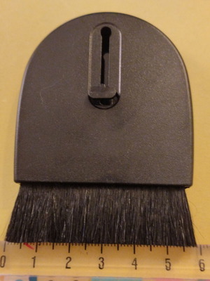 Vinyl cleaning brush new, soft foldable section
