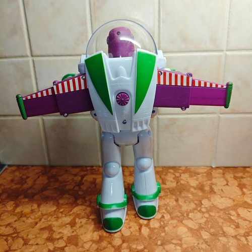 Buzz Lightyear Electronic Walking Figure Toy Story 4 like new
