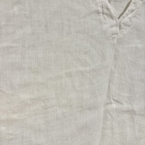 Linen blouse like new, white, one size