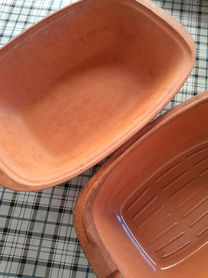German ceramic roaster like new, 4-4.5 liters
