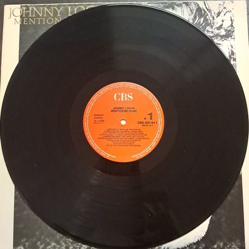 Johnny Logan Mention My Name record in good condition