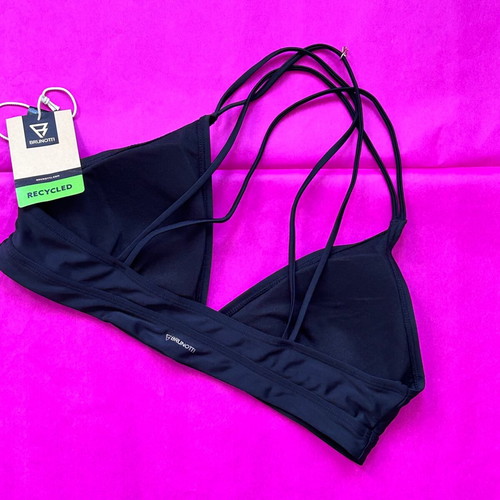 Brunotti Delohinia Women Bikini Top New Black Size M 40 EU