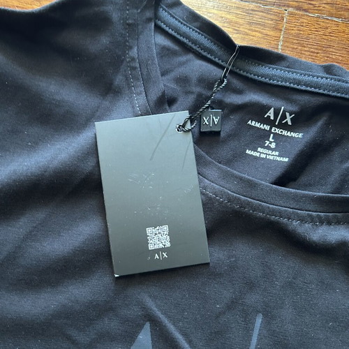 Armani Exchange black T-shirt, size L
