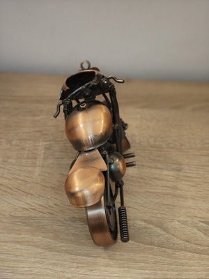 Metal Handmade Vintage Motorcycle copper color like new