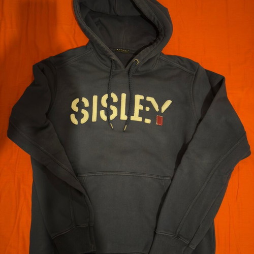 Sisley hoodie like new, size L, blue