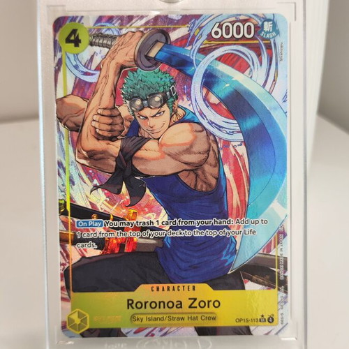 Roronoa Zoro OP15-113 One Piece TCG card like new