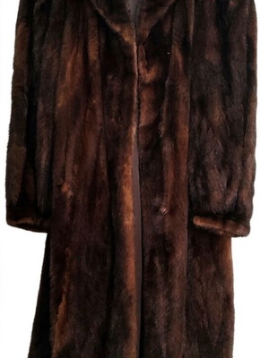 Authentic Mink Fur Long Coat, Dim. Pozidis
