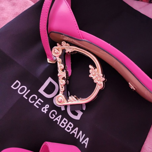 Dolce & Gabbana pink heels new, size 40