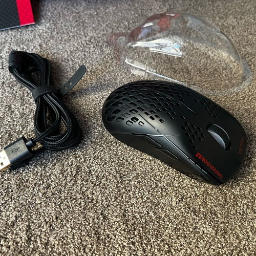 Zeroground MS-4200WG Hasiba v3.0 wireless RGB gaming mouse 10000 DPI black new
