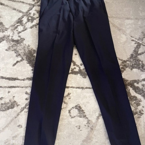 Zara straight-leg pants, blue, size S
