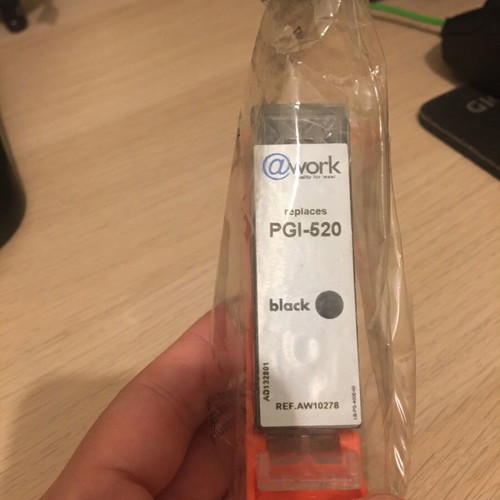 @Work PGI-520 Black Ink new in sealed wrap