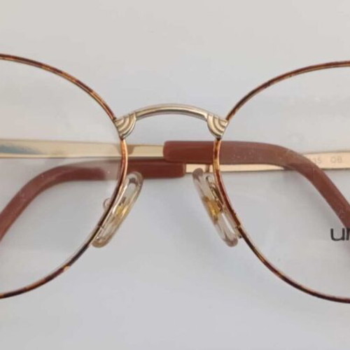 Emanuel Ungaro Persol Eyeglass Frame New Gold U589 135mm 57=18