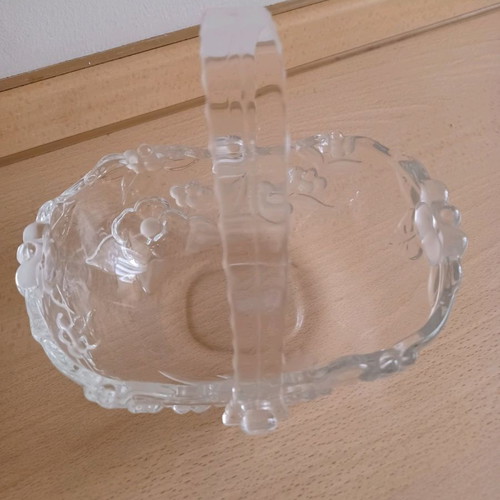 Crystal vintage basket fondue like new
