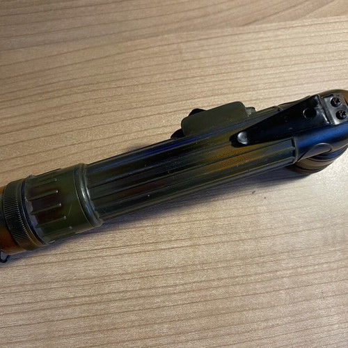 Military Style Flashlight used with Color Changing Lenses