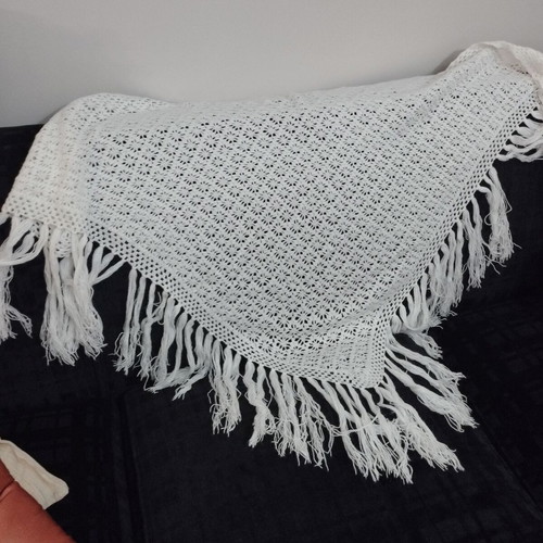 Scarf shawl new, white