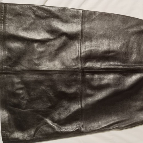 Leather skirt Joseph like new, black, size L
