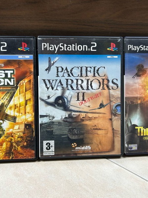 PS2 Shooters Pack used with Ghost Recon 2, Pacific Warriors 2, Thunderhawk