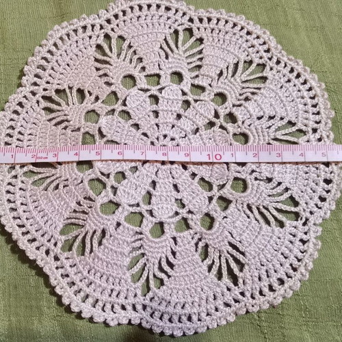 Crochet square coasters like new, set of 5 pieces