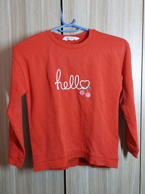 H&M Kids Sweatshirt like new, red multicolor, age 10