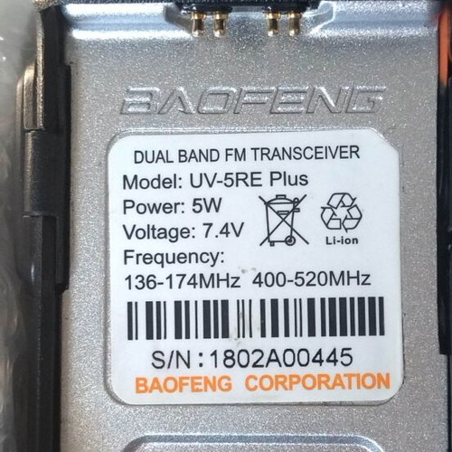 VHF/UHF Transceiver 5W new