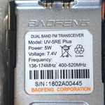 VHF/UHF Transceiver 5W new