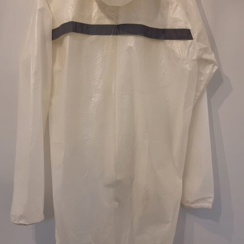 Sugoi Waterproof Windproof Cycling Jacket like new, white translucent