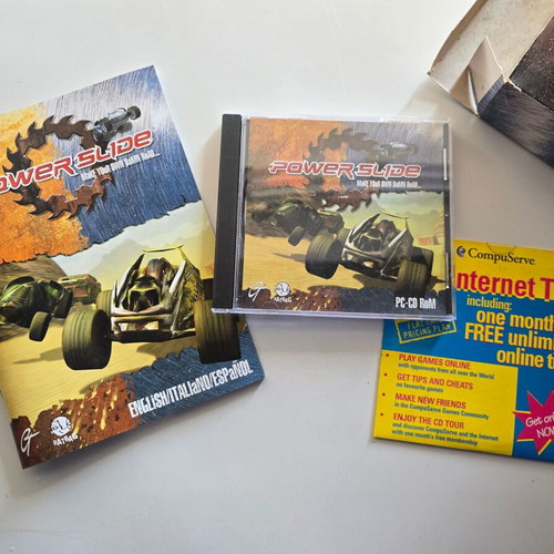 Powerslide PC game big box like new, complete in good condition