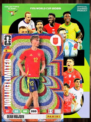 Κάρτα Huijsen Limited FIFA World Cup 2026 Adrenalyn XL Spain καινούργιο