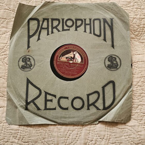 French Gramophone Record 1930 Jean Granier, like new