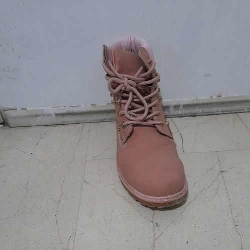 Pink ankle boots new with studs size 38