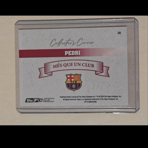 Topps Collector's Corner Pedri card 188/250