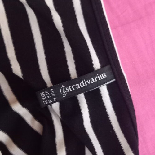 Stradivarius jumpsuit like new, black and white, size M