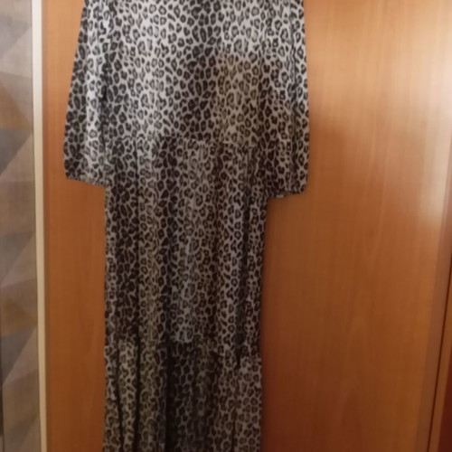 Zara dress used, animal print, size M