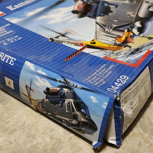 Revell Kaman SH-2F Seasprite helicopter model kit used