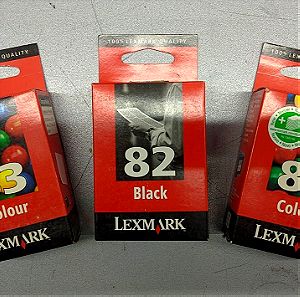LEXMARK 82 BLACK & 83 COLOUR ΜΕΛΑΝΙ ORIGINAL