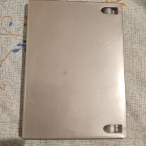 PlayStation 2 CD case platinum silver like new with memory card slot